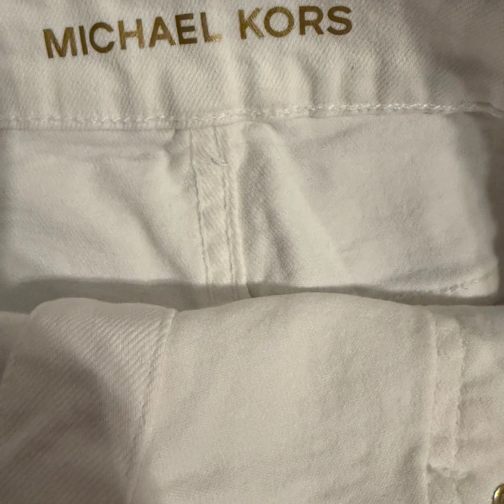 Michael Kors White denim skirt‎ size 10